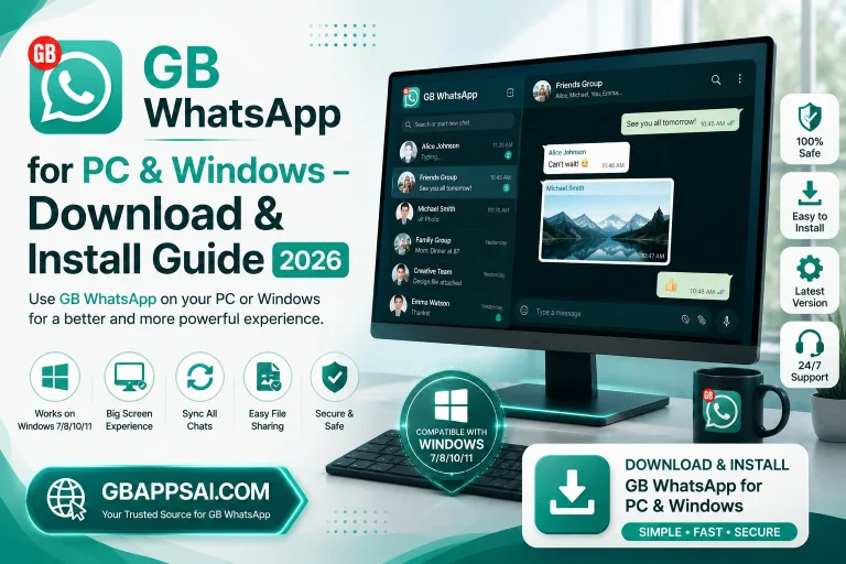 GB WhatsApp Download For PCWindows