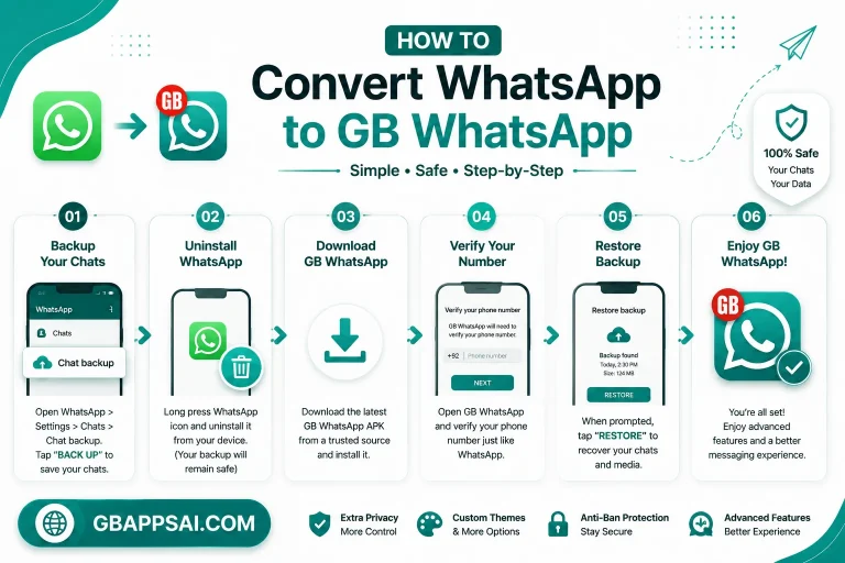 How to Convert WhatsApp to GB WhatsApp